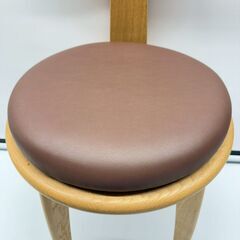 【残り2点】メーベルトーコー 回転椅子 HK-0249 ブラウン 旭川家具の画像