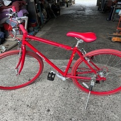 ヴィエントvientクロスバイク　赤　自転車　