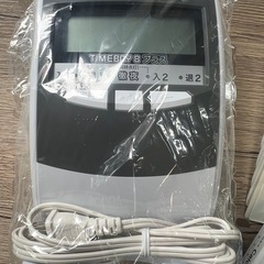 新品  NIPPOタイムレコーダー タイムラック付き、カード付きの画像