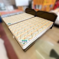 フランスベッド セミダブルベッド 1点25000円