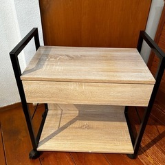 引き出し付きデスクワゴン