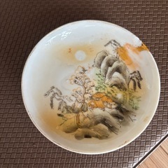 九谷焼き小皿　難有り