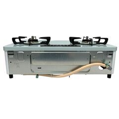 25C260_ジA【2023年製】Rinnai リンナイ ガステーブル KG67MTL・RT67JH 都市ガス用（12A/13A） 左側強火力 ガスコンロ 現状品 中古の画像