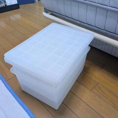 無印良品　収納ボックス　小　２個セット　
約幅２５×奥行３５×高さ１６ｃｍの画像