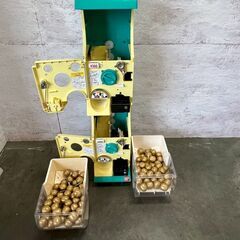 【BANDAI】バンダイ がちゃがちゃ 本体 カプセルステーション 動作品 上下セット 鍵付き 中古 ガチャポン 店舗什器 店舗用品 Y1697の画像