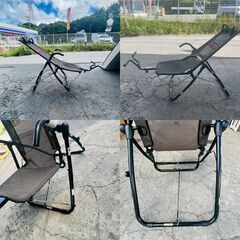 【❗️✨美品✨❗️】CORE LOUNGE ULTRA コアラウンジウルトラ 折りたたみ式リクライニングチェア エクササイズ対応モデルの画像