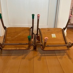 珍品 肘置き付き園児用チェアー 可愛いの画像
