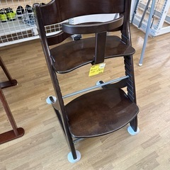 【ドリーム川西店御来店限定】木製ハイチェア／クリーニング済み 【...