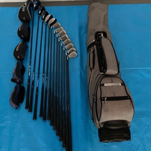 受け取り者決まりましたマックレガーのレディースゴルフクラブ13本とGIANFRANCO FERREのゴルフバッグ