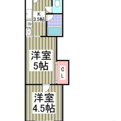 ✨🌧️6月14日新着物件！『初期費用はコミコミ8万円(税込)だけ』✨ 中央前橋✨2K✨駐車場3300円/月✨🐬K&M不動産🌧️✨ - 前橋市