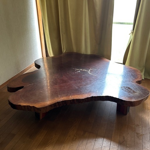 無垢 一枚物 テーブル