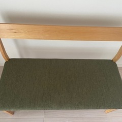 ダイニングチェア　ベンチ　2脚セットの画像