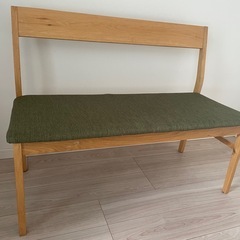 ダイニングチェア　ベンチ　2脚セット
