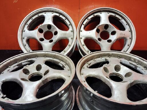 マーク1 当時物 旧車 ホイール SSR 4H 114.3 4穴 Bタイプ マーク1 当時物 旧車 ホイール SSR 4H 114.3 4穴 Bタイプ マーク1