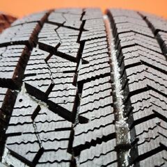 走行短め【BS BLIZZAK VRX 155/65R14】スタッドレス【スチールホイール 14インチ 4.5J4HPCD100】4本　(KTO392)の画像