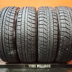走行短め【BS BLIZZAK VRX 155/65R14】スタッドレス【スチールホイール 14インチ 4.5J4HPCD100】4本　(KTO392)の画像