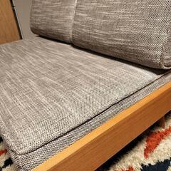 unicoソファ　ALBERO(アルベロ)　カバーリングソファ 2シーター チークカラーの画像