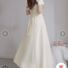 JUNOAH バックレースアップフレアカットワンピースの画像