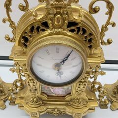 Imperial 時計＆燭台 イタリア製 動作品 アンティーク