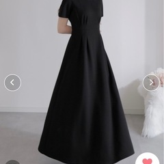 JUNOAH バックレースアップフレアカットワンピース