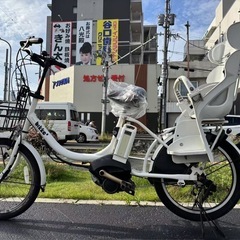 中古20インチブリヂストン電動アシスト子乗せ付き　8.7Ah 大阪