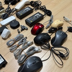 配線 コードPC周辺機器 キーボード　アダプタ マウス ライトニング　USB ケーブル まとめの画像
