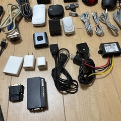 配線 コードPC周辺機器 キーボード　アダプタ マウス ライトニング　USB ケーブル まとめの画像