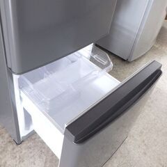 2ドア冷蔵庫 146L 2020年製 MITSUBISHI MR-P15F-H マットチャコール 100Lクラス ☆ 札幌市 北区 屯田の画像