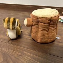 リスのぬいぐるみの画像