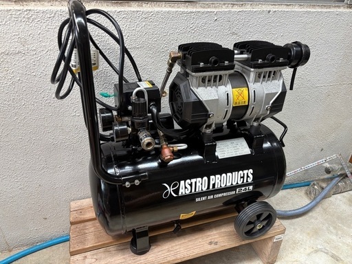 AP サイレントエアコンプレッサー 24L  静音