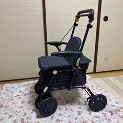 【美品】象印ベビー　シルバーカー　サンポーレW 折りたたみ式　シ...