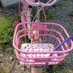 子供用自転車　18インチ　ピンク