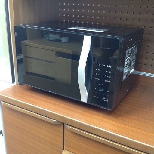 ジモティー見た！で5%OFF【オーブンレンジ】YAMAZEN 山善 YRS-G162V(B) 2023年製 　電子レンジ:ブラック