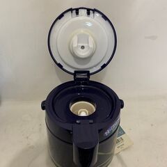 象印 ZOJIRUSHI 当時物 エアーポット 茶こしつき エアー式ポット 昭和レトロ ABA-10 カラー: ネイビー 未使用箱付き品の画像