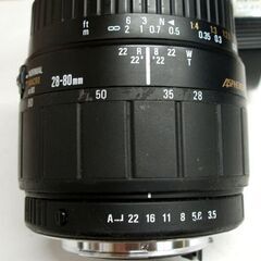  実写未確認 カメラ レンズ 2本セット ペンタックスマウント　シグマ 28-80ｍｍ１:3.5-5.6 /DAL 18-55ｍｍ１:3.5-5.6 ☆ PayPay(ペイペイ)決済可能 ☆ 札幌市 豊平区 平岸 平岸店の画像