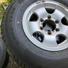 215／80R 15  夏タイヤ　4本アルミホイールセットの画像