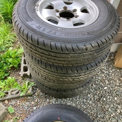 215／80R 15  夏タイヤ　4本アルミホイールセット
