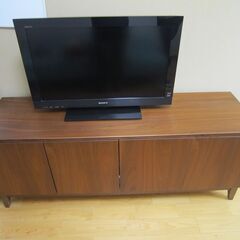 【お値段交渉可】レトロ・アンティーク　テレビボード　引き取り現金払い限定の画像