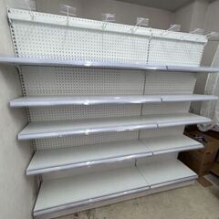 物品棚 店舗什器 片面 連結タイプ ２台1セット  展示ラック ...