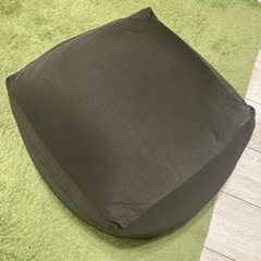 【ほぼ未使用】無印　ビーズクッション小