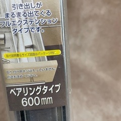 スライドレール　2本　ベアリングタイプ600mmの画像