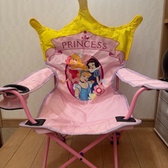 ディズニープリンセス アウトドアチェア　折りたたみイス