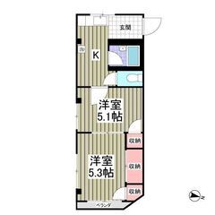KS🌸敷金ゼロ🌟礼金ゼロ🌟仲介手数料ゼロ🌟京成電鉄本線「勝田台」...