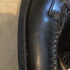 リーガル　黒のタッセルローファーの画像