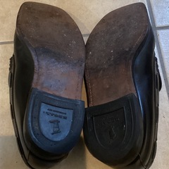 リーガル　黒のタッセルローファーの画像