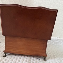 ジュエリーボックス　木製　ミラー付きの画像