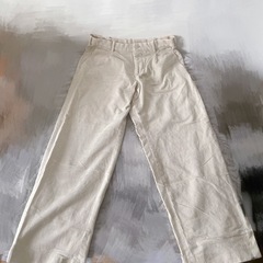 ユニクロ帽子 米白パンツ セット 中古品