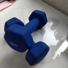 美品  ダンベル 6kg 