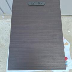 ナイトテーブル　NITORI　HALON ハロン 木目調の画像
