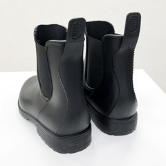 新品 Oriental Traffic レインブーツ Lサイズ 黒の画像